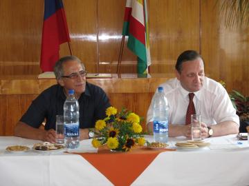 Návšteva predstaviteľov verejného a športového ži Návšteva predstaviteľov verejného a športového ži