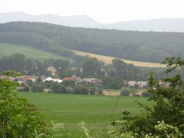 Pohľad na obec jún 2009 Pohľad na obec jún 2009