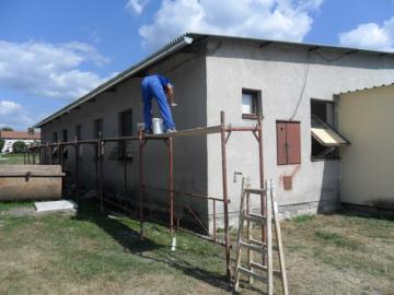 Rekonštrukcia šatní a tribúny futb. ihriska - júl Rekonštrukcia šatní a tribúny futb. ihriska - júl