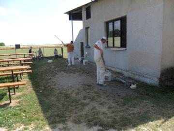 Rekonštrukcia šatní a tribúny futb. ihriska - júl Rekonštrukcia šatní a tribúny futb. ihriska - júl