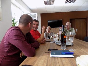 Návšteva Ing. Jaroslava Bašku, predsedu TSK 2015 Návšteva Ing. Jaroslava Bašku, predsedu TSK 2015