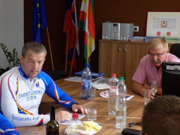 Návšteva Ing. Jaroslava Bašku, predsedu TSK 2015 Návšteva Ing. Jaroslava Bašku, predsedu TSK 2015